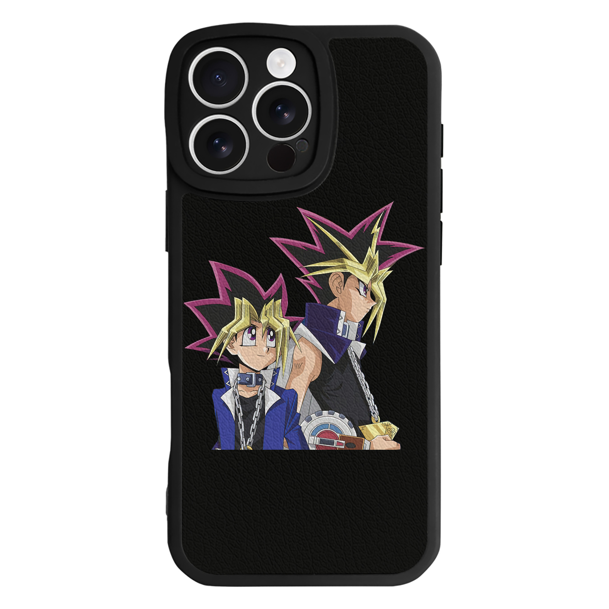 遊☆戯☆王 Yu-Gi-Oh! 【iPhone 16シリーズ対応】シリコンスマホケース（レザー調） 材質：シリコン
